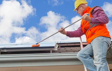 Ticket Wood soft wash roof cleaning